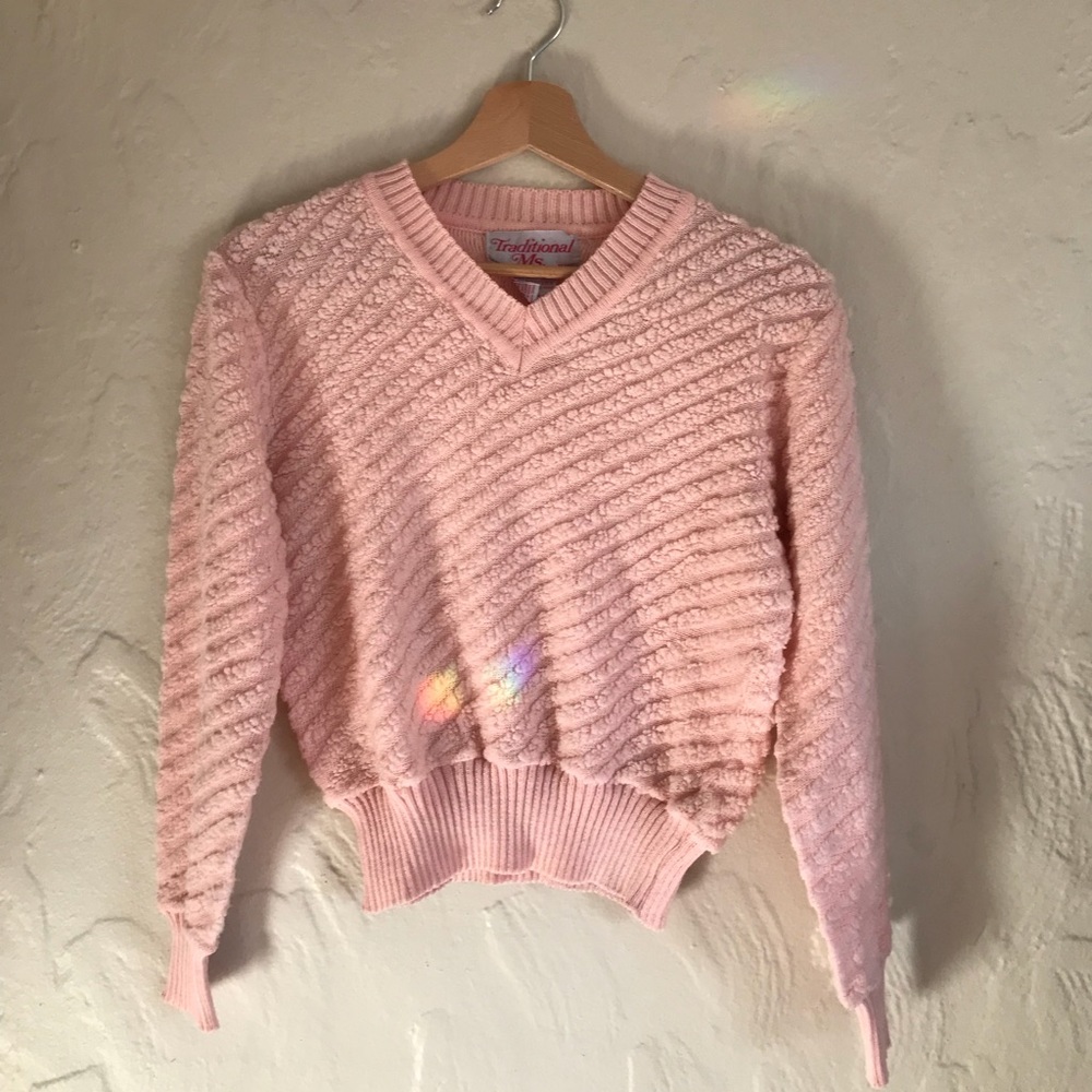 Vintage pink sweater